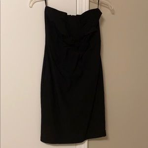 Black fitted dress